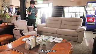 [CJOD-457] My aunt with a perfect body gave me a handjob and we has creampie cheating games at a hot