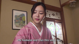 [PRED-714] (English subbed) Inn owner’s wife turned into a creampie hostess for old men. Shiramine M