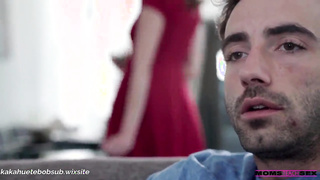 Madre e hijo follando con la sirvienta  subt