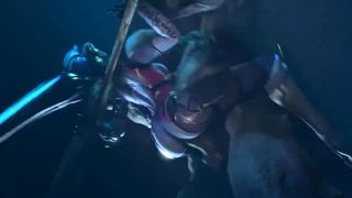 Overwatch XXX 3D Sex Monster Rape D.Va