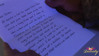 Sexy TS Waitress Vaniity Gives G.I Boy A Very Special Spicy Saucy Sausage