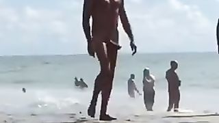 Анатолий, большой член Big dick on the beach