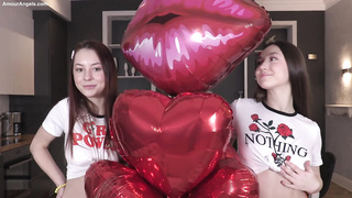 Fendi and Aura Warm Hearts