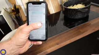 Amateur Big Breasted Krizzi Is Ready For Dinner