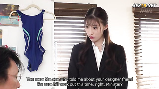 [PRED-686] Forced to be a competitive swimwear model Tall-legged OL group creampie gangbang. Hoshimi