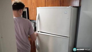 Mallory Knight sucks and fucks her step-son