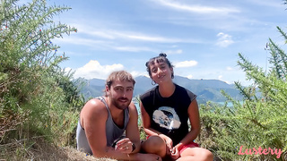 Blu And Kaia - Forest Creampie Picnic XXX