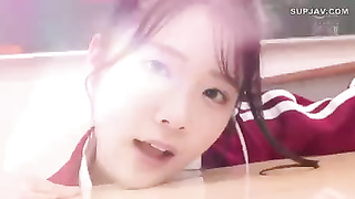 Japanese Schoolgirl Reverse Throat Fuck