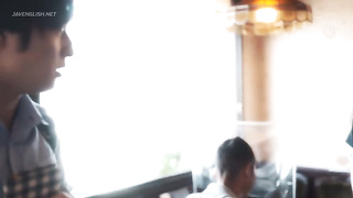 [JUL-767] Sweaty Nipples and Lecherous Gaze. Married Waitress Working at the Coffee Shop Is Humped R