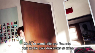 Animación 3D hentai. Hospitalidad de la casa. Subtitulado Español (video juego)