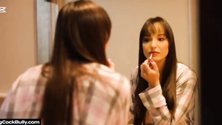 Lexi Luna - bigcockbully folla por el ascenso de su marido y hace una paja con los pies! Sub esp