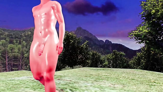 Animación 3D. Historia de Japón TRANSEXUAL.  Part. 2