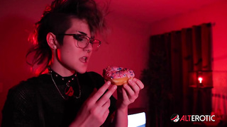 Adalind Gray - Get's A Surprise As Her Motel Room Has In House Tattoo Artist XXX