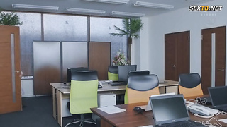 [JUQ-861] Married secretary, sweat and kissing filled with creampie sex in the president’s office. A 4 video