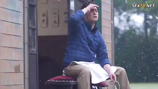 [JUQ-945] Under this snowy, cold sky… I couldn’t stand to see the exhibitionist wife and invited her 2 video